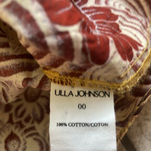 Ulla Johnson Ruffle Sleeve Letty Top in Amber - Picture 15 of 16